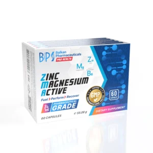 Zinc Magnesium Active, 60 caps.