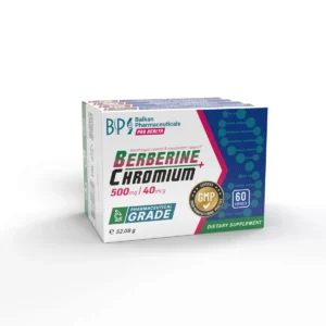 Berberine + Chromium, 500mg|40mcg, 60 caps.