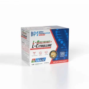 L-Arginine + L-Citrulline, 120 caps.