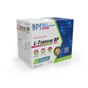 L-Tyrosine BP, 500mg, 120 caps.